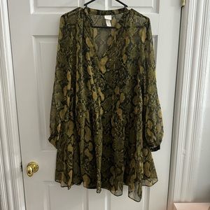 H&M Animal Print Dress
